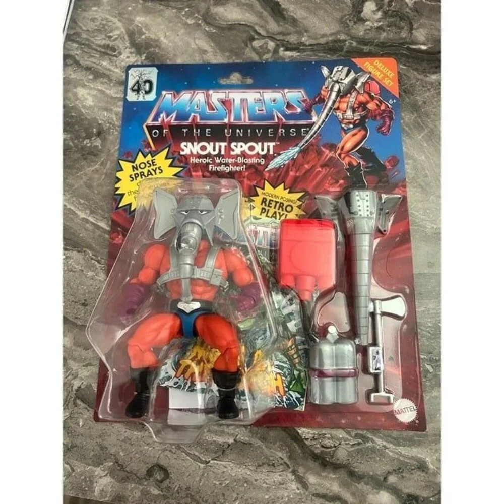 Masters‎ of the Universe Snout Spout 40th Anniversary Action Figure Mattel